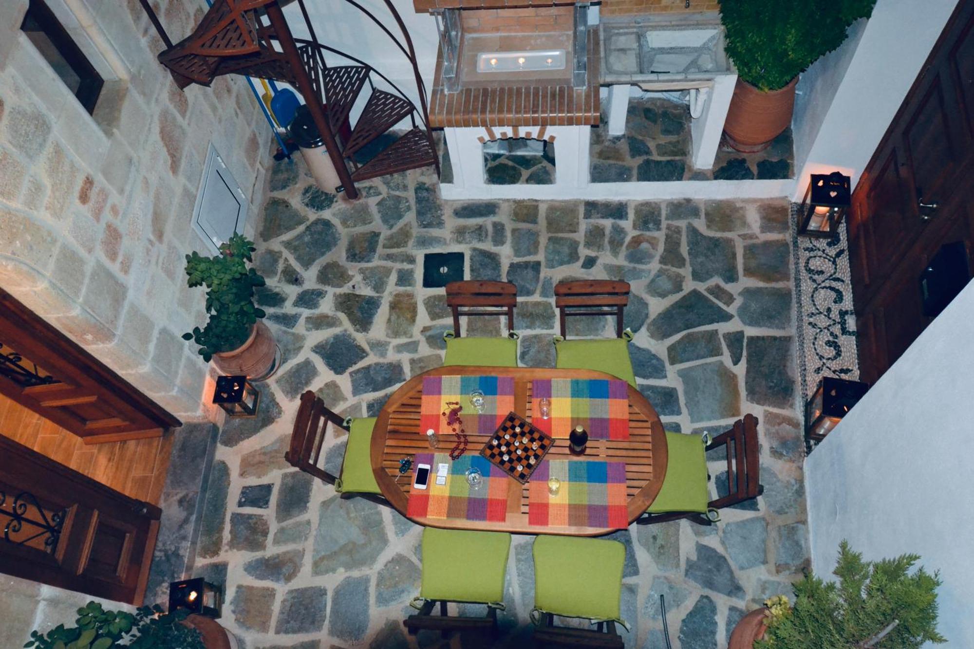 ארכאנגלוס Villa Patitiri Traditional House With Hot Tub מראה חיצוני תמונה