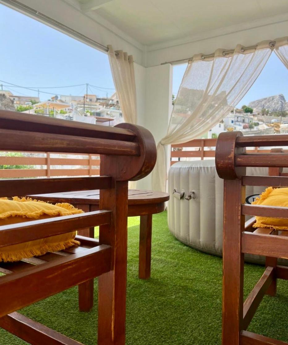 ארכאנגלוס Villa Patitiri Traditional House With Hot Tub מראה חיצוני תמונה